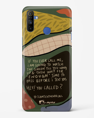 Team Text [doodleodrama] Hard Case Phone Cover-(Realme)