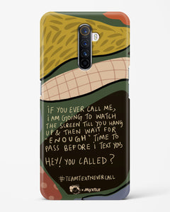 Team Text [Doodle Drama] Hard Case Phone Cover (Realme)