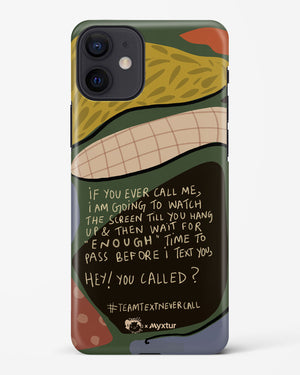 Team Text [doodleodrama] Hard Case Phone Cover (Apple)