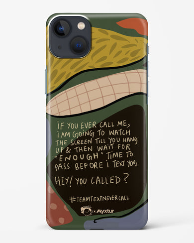 Team Text [doodleodrama] Hard Case Phone Cover (Apple)