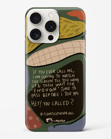 Team Text [doodleodrama] Hard Case Phone Cover (Apple)