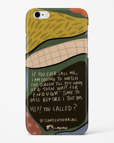 Team Text [doodleodrama] Hard Case Phone Cover (Apple)