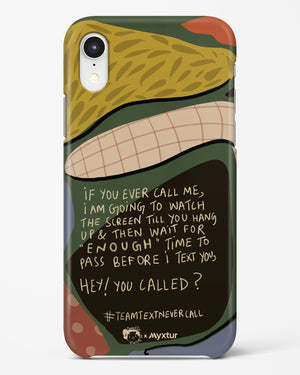 Team Text [doodleodrama] Hard Case Phone Cover (Apple)