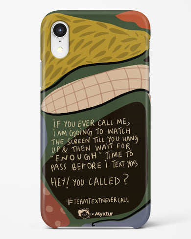 Team Text [doodleodrama] Hard Case Phone Cover (Apple)