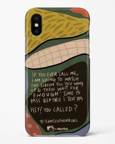 Team Text [doodleodrama] Hard Case Phone Cover (Apple)