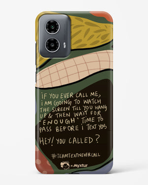Team Text [doodleodrama] Hard Case Phone Cover (Motorola)