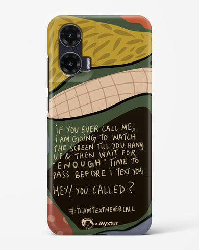 Team Text [doodleodrama] Hard Case Phone Cover (Motorola)