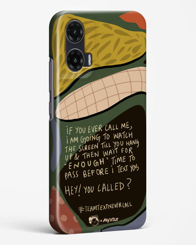 Team Text [doodleodrama] Hard Case Phone Cover (Motorola)