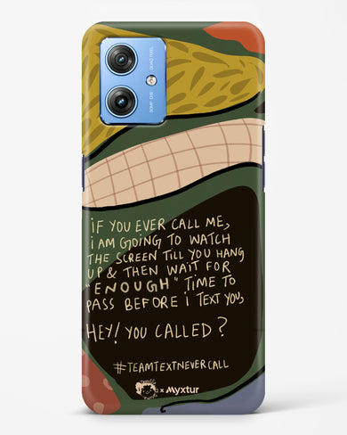 Team Text [doodleodrama] Hard Case Phone Cover (Motorola)