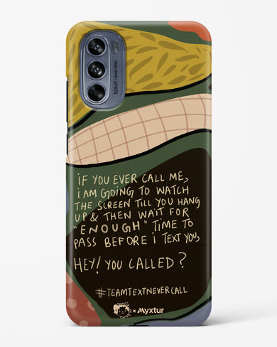 Team Text [doodleodrama] Hard Case Phone Cover (Motorola)