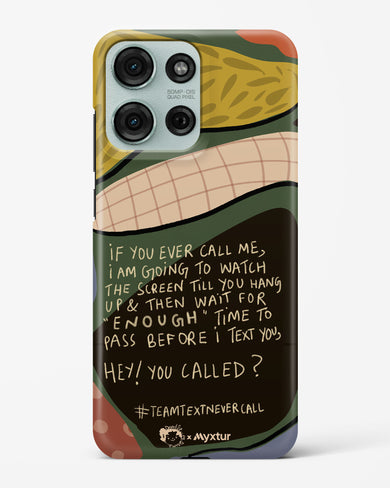 Team Text [doodleodrama] Hard Case Phone Cover (Motorola)