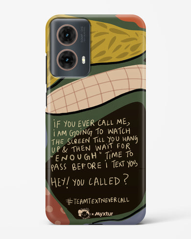 Team Text [doodleodrama] Hard Case Phone Cover (Motorola)