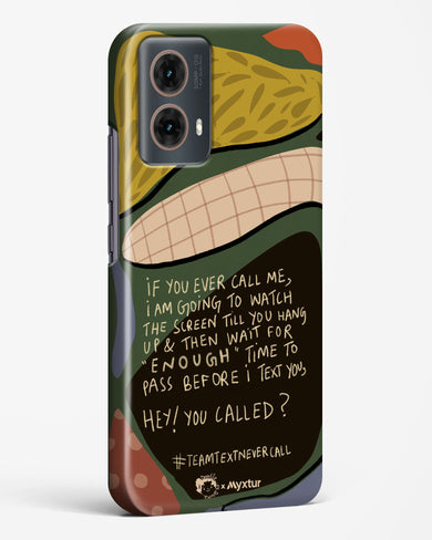 Team Text [doodleodrama] Hard Case Phone Cover (Motorola)