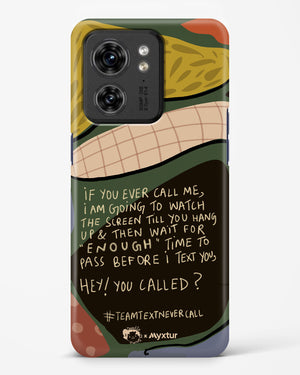 Team Text [doodleodrama] Hard Case Phone Cover (Motorola)