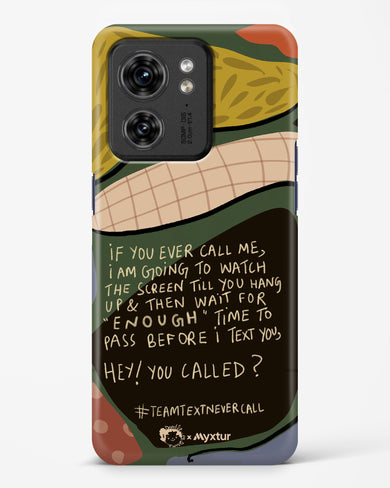 Team Text [doodleodrama] Hard Case Phone Cover (Motorola)