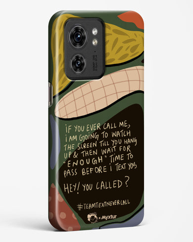 Team Text [doodleodrama] Hard Case Phone Cover (Motorola)