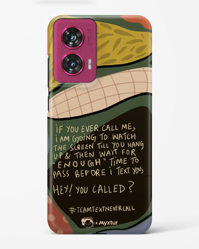 Team Text [doodleodrama] Hard Case Phone Cover (Motorola)