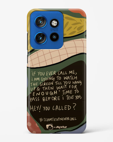 Team Text [doodleodrama] Hard Case Phone Cover (Motorola)