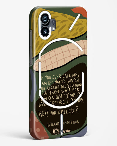 Team Text [doodleodrama] Hard Case Phone Cover (Nothing)