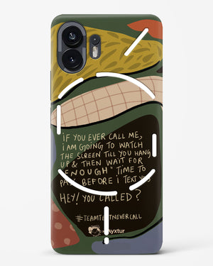 Team Text [doodleodrama] Hard Case Phone Cover (Nothing)