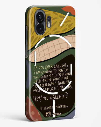 Team Text [doodleodrama] Hard Case Phone Cover (Nothing)