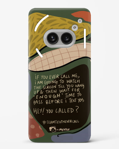 Team Text [doodleodrama] Hard Case Phone Cover (Nothing)