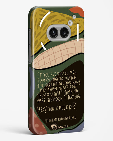 Team Text [doodleodrama] Hard Case Phone Cover (Nothing)