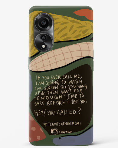 Team Text [doodleodrama] Hard Case Phone Cover (Oppo)