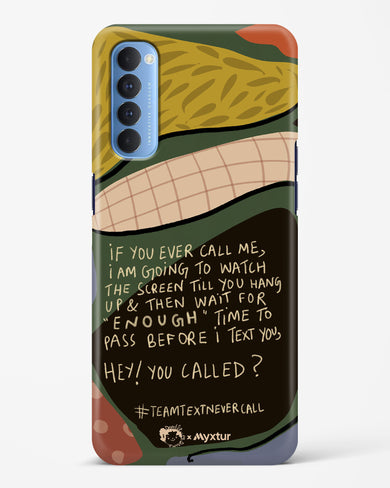 Team Text [doodleodrama] Hard Case Phone Cover (Oppo)