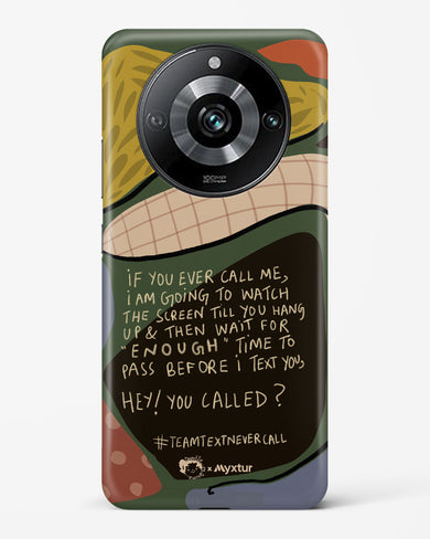 Team Text [doodleodrama] Hard Case Phone Cover (Realme)