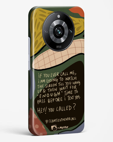 Team Text [doodleodrama] Hard Case Phone Cover (Realme)