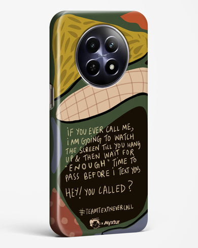 Team Text [doodleodrama] Hard Case Phone Cover (Realme)