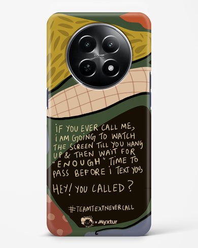 Team Text [doodleodrama] Hard Case Phone Cover (Realme)