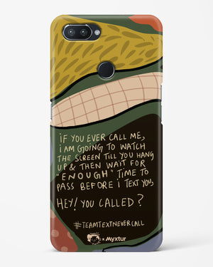 Team Text [doodleodrama] Hard Case Phone Cover (Realme)