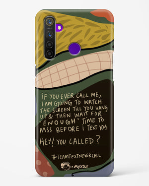 Team Text [doodleodrama] Hard Case Phone Cover (Realme)