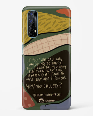 Team Text [doodleodrama] Hard Case Phone Cover (Realme)