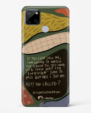 Team Text [doodleodrama] Hard Case Phone Cover (Realme)