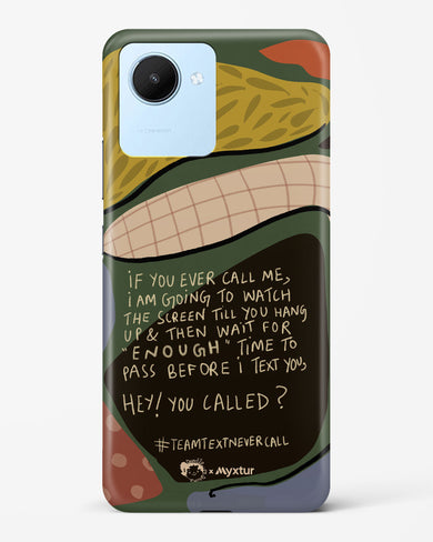 Team Text [doodleodrama] Hard Case Phone Cover (Realme)