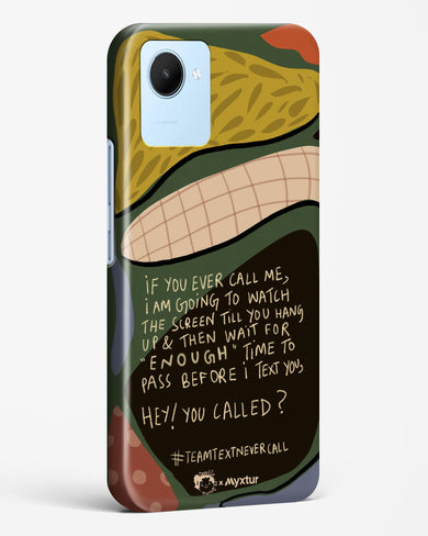 Team Text [doodleodrama] Hard Case Phone Cover (Realme)