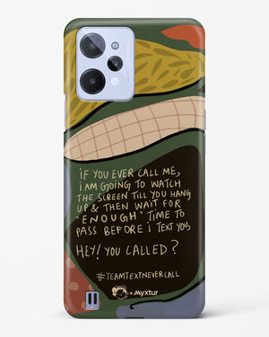 Team Text [doodleodrama] Hard Case Phone Cover (Realme)