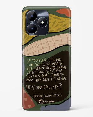 Team Text [doodleodrama] Hard Case Phone Cover (Realme)