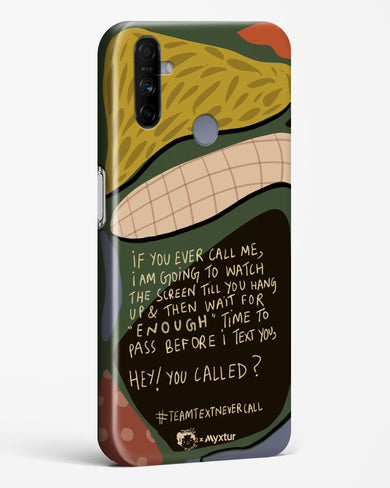 Team Text [doodleodrama] Hard Case Phone Cover (Realme)