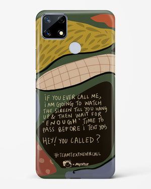 Team Text [doodleodrama] Hard Case Phone Cover (Realme)