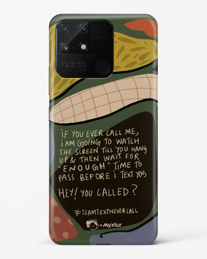 Team Text [doodleodrama] Hard Case Phone Cover (Realme)