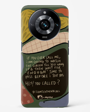 Team Text [doodleodrama] Hard Case Phone Cover (Realme)