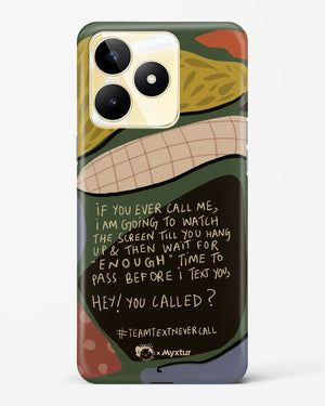 Team Text [doodleodrama] Hard Case Phone Cover (Realme)