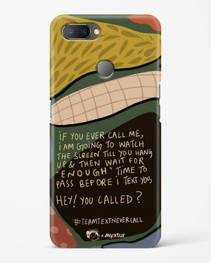 Team Text [doodleodrama] Hard Case Phone Cover (Realme)