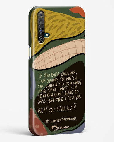 Team Text [doodleodrama] Hard Case Phone Cover (Realme)