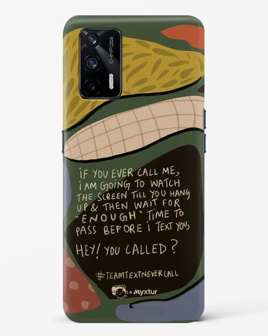 Team Text [doodleodrama] Hard Case Phone Cover (Realme)