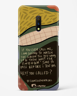 Team Text [doodleodrama] Hard Case Phone Cover (Realme)